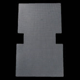 Embroidery Canvas Mesh Plastic Sheets 11.5x17 Inch (1 Piece) Hole 4x4mm For Bag Purse Bottom Side Padding Rectangle White For DIY Knitting Crafts